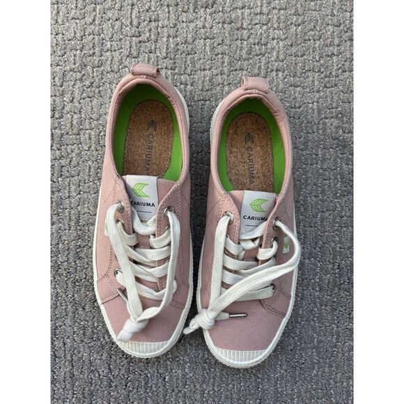 Cariuma OCA Low Rose Pink Canvas Sneakers Women's 7.5‎ Men's 6 - Picture 4 of 8